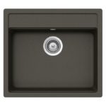 Νεροχύτης MANHATTAN 57x51 SCHOCK CRISTALITE ASPHALT GR