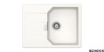 Νεροχύτης MANHATTAN 69x51 SCHOCK CRISTALITE Superwhite GR