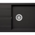 Νεροχύτης MANHATTAN 78x50 SCHOCK CRISTALITE NERO GR