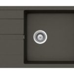 Νεροχύτης MANHATTAN 78x50 SCHOCK CRISTALITE ASPHALT GR