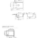Νεροχύτης MANHATTAN 78x50 SCHOCK CRISTALITE CROMA GR - Image 2