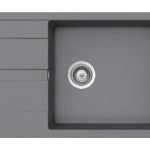 Νεροχύτης MANHATTAN 78x50 SCHOCK CRISTALITE CROMA GR