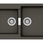 Νεροχύτης MANHATTAN 86x50 SCHOCK CRISTALITE ASPHALT GR