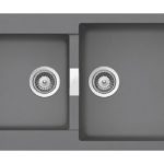 Νεροχύτης MANHATTAN 86x50 SCHOCK CRISTALITE CROMA GR