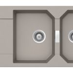 Νεροχύτης MANHATTAN 116x51 SCHOCK CRISTALITE CONCRETE GR