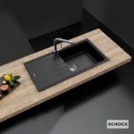 Νεροχύτης ELEMENT 100x50 SCHOCK CRISTALITE NERO GR - Image 2