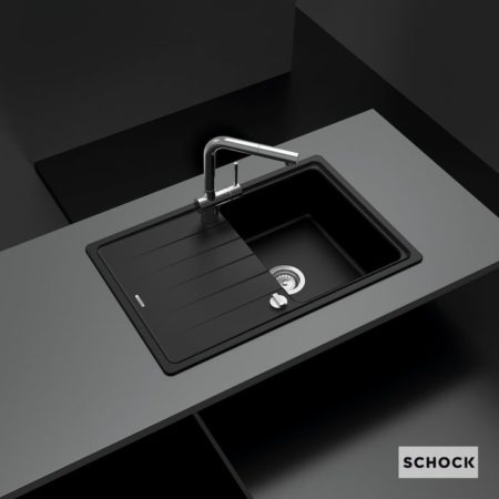 Νεροχύτης ELEMENT 78x50 SCHOCK CRISTALITE NERO GR