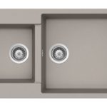 Νεροχύτης ELEMENT 86x50 SCHOCK CRISTALITE CONCRETE GR