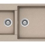 Νεροχύτης ELEMENT 86x50 SCHOCK CRISTALITE SABBIA GR