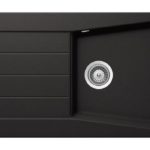 Νεροχύτης CITY 86x50 SCHOCK CRISTALITE NERO GR