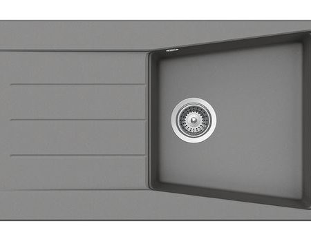 Νεροχύτης CITY 86x50 SCHOCK CRISTALITE CROMA GR