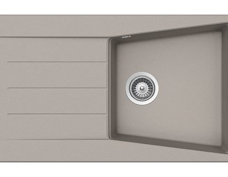 Νεροχύτης CITY 86x50 SCHOCK CRISTALITE CONCRETE GR