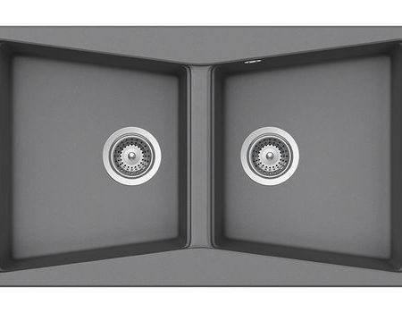 Νεροχύτης CITY 86x50 SCHOCK CRISTALITE CROMA GR