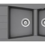 Νεροχύτης CITY 116x50 SCHOCK CRISTALITE CROMA GR