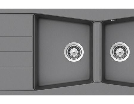 Νεροχύτης CITY 116x50 SCHOCK CRISTALITE CROMA GR