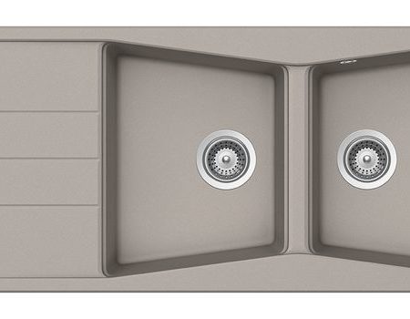 Νεροχύτης CITY 116x50 SCHOCK CRISTALITE CONCRETE GR