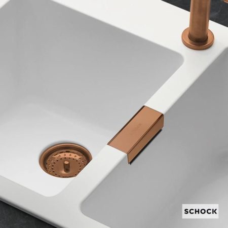 Βαλβίδες+Υπερχείλιση Νεροχύτη SCHOCK COPPER