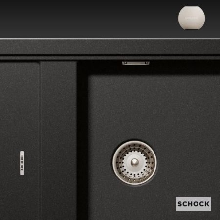 Βαλβίδα+Α Β+Υπερχείλιση Νεροχύτη SCHOCK Inox