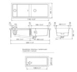 Νεροχύτης MONO 114x46 SCHOCK CRISTADUR SILVERSTONE GR - Image 2