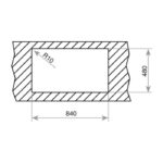 Νεροχύτης Ανοξείδωτος CLASSIC 1B 1D MAX (SUPER BOWL) Λείο - Image 3