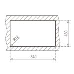 Νεροχύτης STARBRIGHT 45 E-XN 1B 1D Λείο Μάτ - Image 8