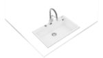 Νεροχύτης FORSQUARE 72.40 TG Artic White - Image 2