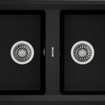 Νεροχύτης STONE 90 C-TG 2B Metallic Black