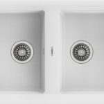 Νεροχύτης STONE 90 C-TG 2B Λευκό