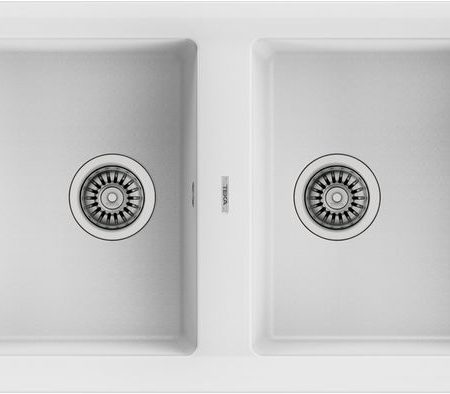 Νεροχύτης STONE 90 C-TG 2B Λευκό