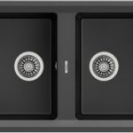 Νεροχύτης STONE 90 C-TG 2B Dark Grey