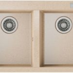 Νεροχύτης FORSQUARE 2B 790 TG Avena Beige