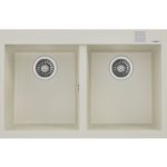 Νεροχύτης FORSQUARE 2B 790 TG Bright Cream