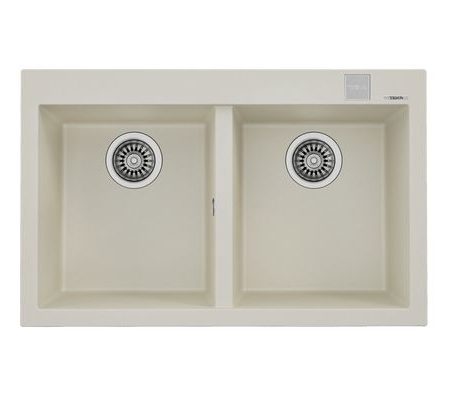 Νεροχύτης FORSQUARE 2B 790 TG Bright Cream