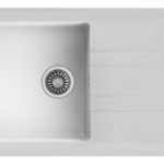 Νεροχύτης STONE 60 L-TG 1B 1D Λευκό