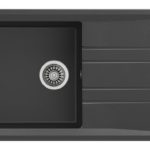 Νεροχύτης STONE 60 L-TG 1B 1D Dark Grey