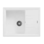 Νεροχύτης STONE 45 S-TG 1B 1D Λευκό