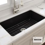 Νεροχύτης Ένθετος Υποκαθήμενος 81x48 BOCCHI Μαύρο Ματ