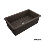 Νεροχύτης Ένθετος Υποκαθήμενος 81x48 BOCCHI BROWN MATT - Image 2