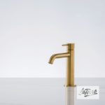 Μπαταρία Νιπτήρος+Βαλβίδα CLIC-CLAC ELLE 316 LA TORRE Inox PVD BRUSHED GOLD - Image 2