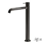 Μπαταρία Νιπτήρος Υψηλή +Βαλβίδα CLIC-CLAC ELLE 316 LA TORRE Inox PVD Μαύρο BRUSHED