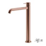 Μπαταρία Νιπτήρος Υψηλή +Βαλβίδα CLIC-CLAC ELLE 316 LA TORRE Inox PVD ROSE-GOLD