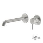 Μπαταρία Νιπτήρος Τοίχου ELLE 316 LA TORRE BRUSHED Inox