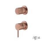 Μίκτης Εντοιχισμού Με Εκτροπέα ELLE 316 LA TORRE Inox PVD ROSE-GOLD