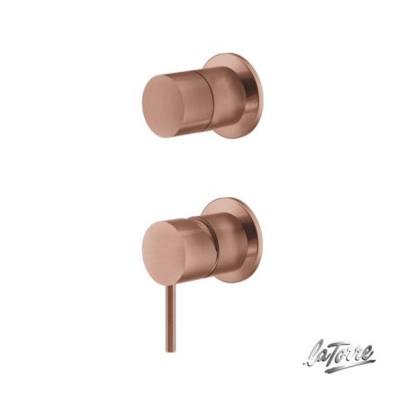 Μίκτης Εντοιχισμού Με Εκτροπέα ELLE 316 LA TORRE Inox PVD ROSE-GOLD