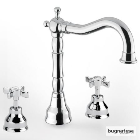 Μπαταρία Νιπτήρος 3 Οπών PRINCETON BUGNATESE Χρωμέ