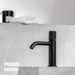 Μπαταρία Νιπτήρος CLIC-CLAC ELETTA TECNO EURORAMA Μαύρο Ματ - Image 2