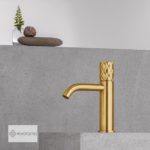 Μπαταρία Νιπτήρος CLIC-CLAC ELETTA CHESTER EURORAMA BRUSHED GOLD