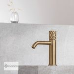 Μπαταρία Νιπτήρος CLIC-CLAC ELETTA CHESTER EURORAMA BRONZE BRUSHED