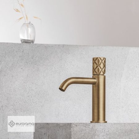 Μπαταρία Νιπτήρος CLIC-CLAC ELETTA CHESTER EURORAMA BRONZE BRUSHED