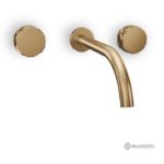 Μπαταρία ΝιπτήροςΤοίχου 3 Οπών ELETTA CHESTER EURORAMA BRONZE BRUSHED